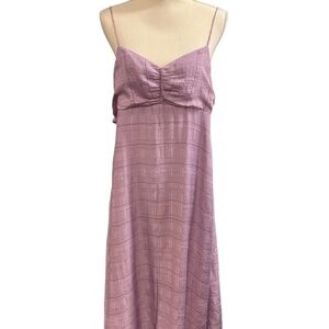 Madewell Tie Back Cami Midi Dress Purple  Size 00